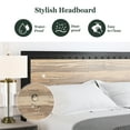 thumbnail image 3 of Amolife Queen Size Heavy Duty Metal Bed Frame with Rivet and 13 Strong Steel Slats Support, 3 of 6