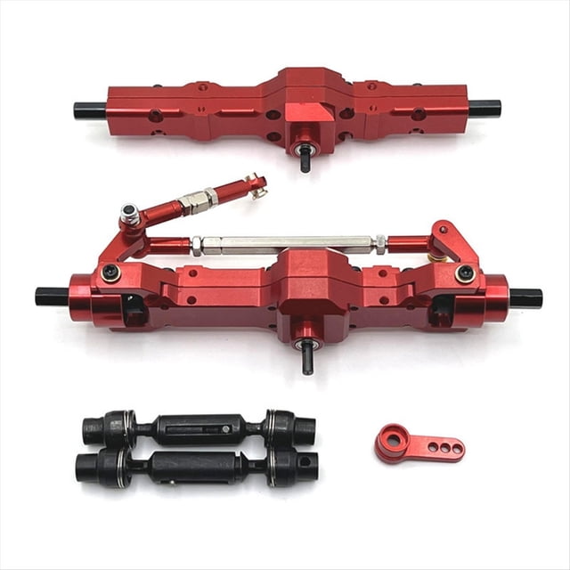 Juego de Eje de TransmisióN de Conjunto de Eje para 1/10 C74 1/16 Coche de Control Remoto de Rango Completo ActualizacióN de Metal Rojo