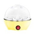 thumbnail image 2 of Cateissary Caldera de 7 huevos, olla eléctrica de calentamiento rápido para huevos, Mini vaporera de doble capa, herramientas de cocina de Electrodomésticos Amarillo/capa única, 2 of 6