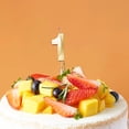 thumbnail image 5 of Gold Number Candles Set, 0-9 Champagne Gold Digit Candles for Birthday Cake Decorations, Anniversary Celebration Party Supplies, Sturdy Wax with Stick, 1X Birthday Number Candle, 5 of 5