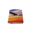 thumbnail image 3 of CADecor Bird Fleece Washable Throws, Purple, 3 of 3