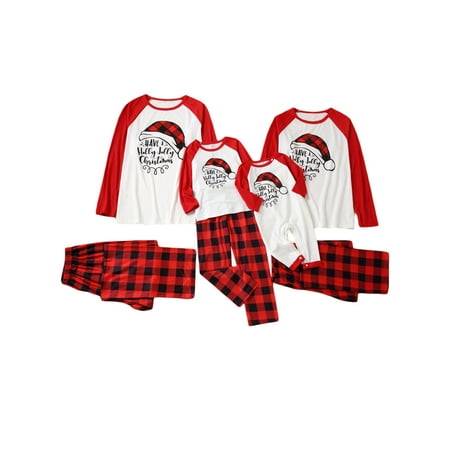

Thaisu Matching Family Pajamas Christmas sets Santa Claus PJs for Family Pajamas
