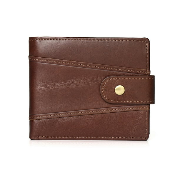 tssuouriy Male Purse Leather Wallet Card Holder Money Cash Bag Driving