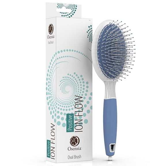 Osensia Oval Ionic Blow Drying Hair Brush Detangler for Women