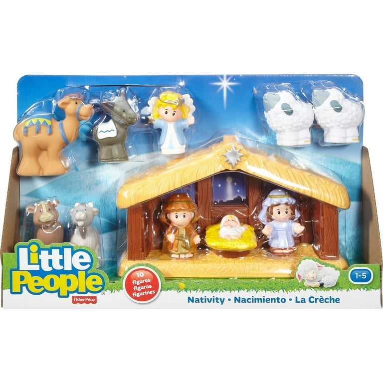 Walmart little sales people nativity
