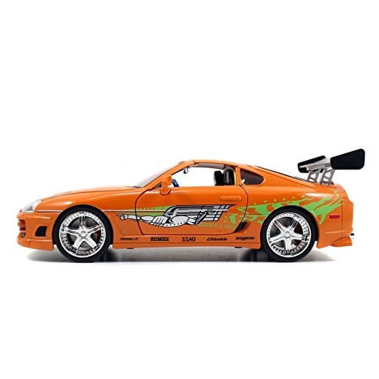 New 1:18 FAST & FURIOUS 7 - ORANGE BRIAN'S TOYOTA SUPRA WITH