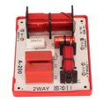 thumbnail image 1 of 2 Way Audio Speaker Crossover, Perfect Sound Quality Natural Music Treble Bass Frequency Divider Convenient  For DIY Speaker, 1 of 8