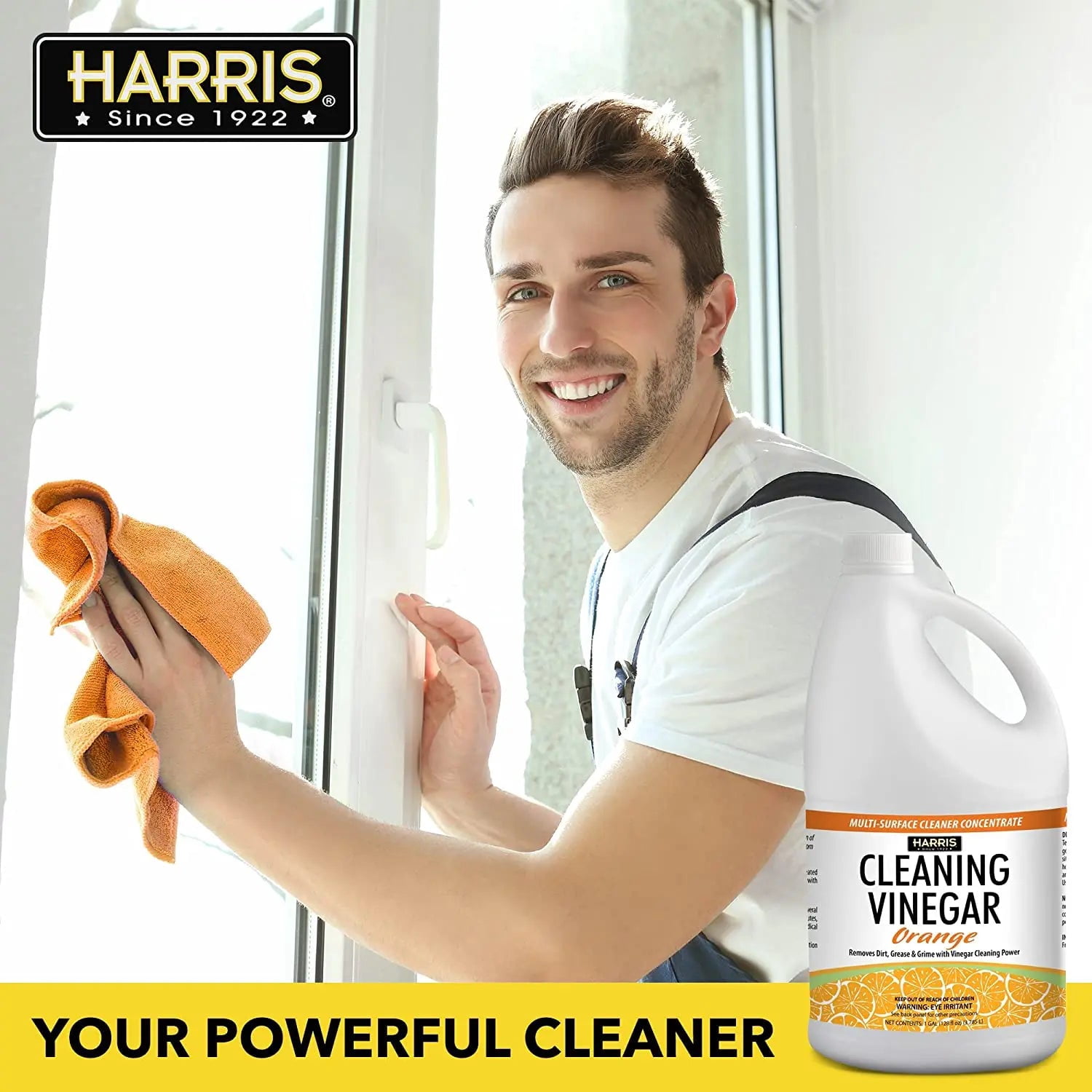 Harris Cleaning Vinegar Mandarin Orange Scent All Purpose Cleaner 1 Gallon