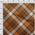 thumbnail image 3 of oneOone Velvet Rust Brown Fabric Tartan Sewing Fabric By The Yard Printed Diy Clothing Sewing Supplies 58 Inch Wide, 3 of 4