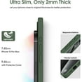 thumbnail image 4 of Liquid Silicone Case for iPhone 15 Pro Max - [Camera All-Round Protection] [Soft Microfiber Lining Anti-Scratch] 4 Layer Full Covered Shockproof Gel Rubber Phone Case Cover, 6.7", Green, 4 of 16