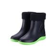 thumbnail image 1 of Woobling Mens Non-Slip Garden Shoes Working Lightweight Waterproof Work Shoe Casual Rain Boots Green(Men, with Plush Lining) 8, 1 of 5