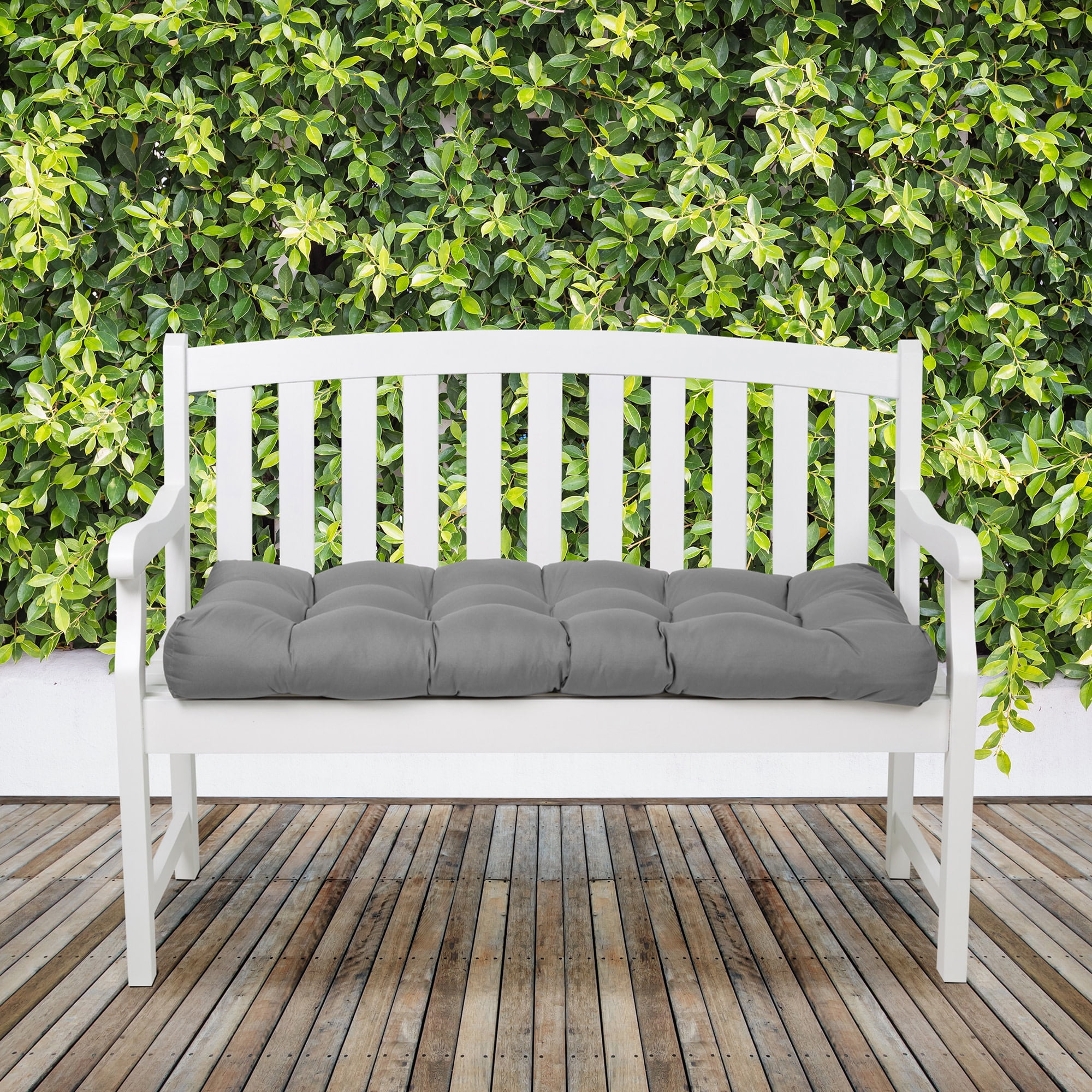 Patio Bench Cushion, Moon Mist, 48”W