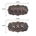 thumbnail image 1 of Vintage House Number Plaque Home Address Sign Address Sign Garden Wall Sign, 1 of 8