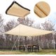 thumbnail image 1 of Toldo Vela de Sombra Rectangular Beige 90% Resistente a los Rayos UV Paño de Sombra Transpirable y Resistente para Invernadero Pérgola Jardín Piscina 2mx3m(6.5x9.8ft) Personalizable Sincero Electrónica, 1 of 5