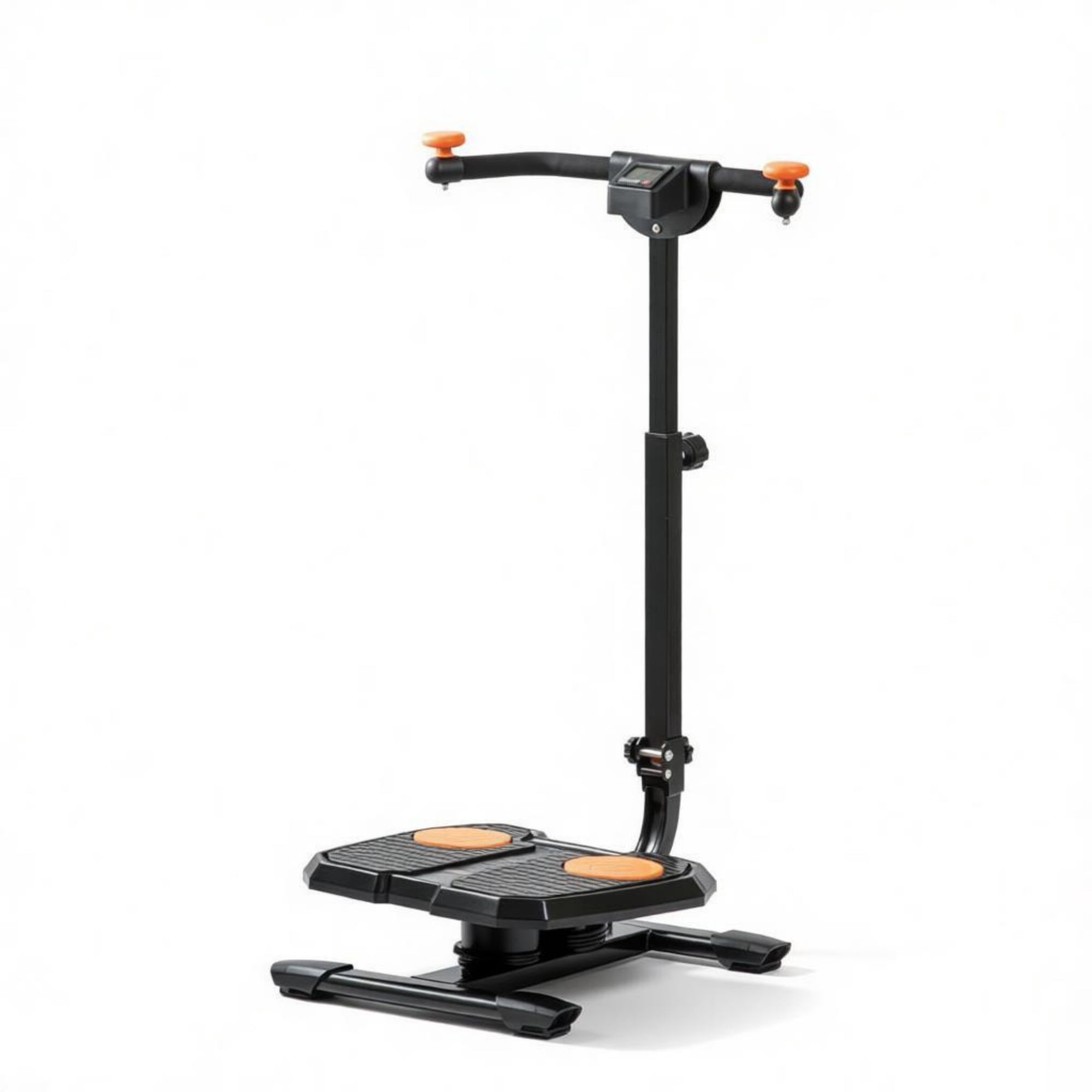 Orange Foldable Ab Twister Board Waist Trimming Workout Equipment with LCD Display for Women And Men