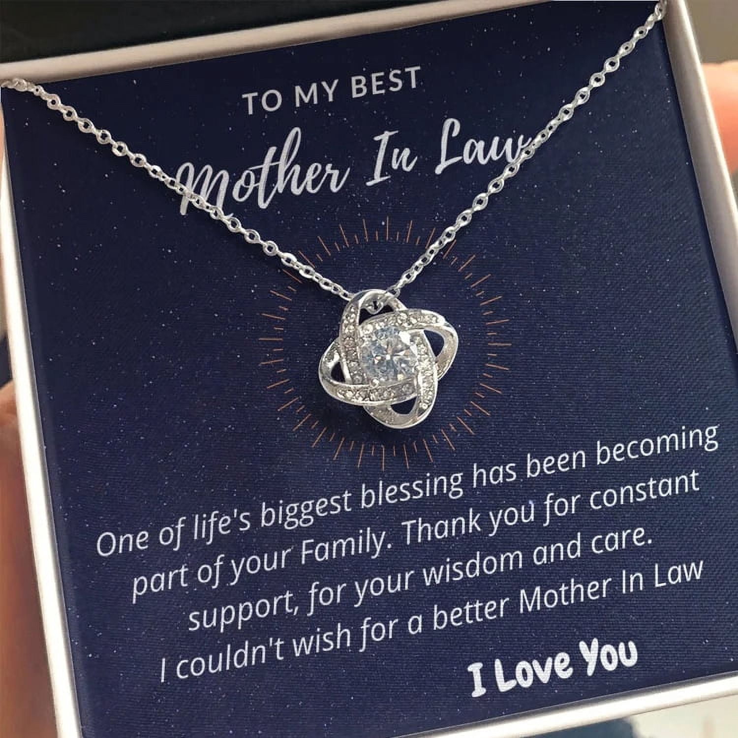 To My Best Mother in Law, Gift to Mother-in-Law for Christmas, Birthday, Mother's Day, Message Card to Mom-in-Law