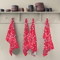 thumbnail image 5 of SKYSONIC Valentine's Day Love Heart Kitchen Towel Set of 4, Super Soft Absorbent Hand Towel Tea Towel Home Restaurant Tableware Cleaning Rag for Kitchen, Hotel, Beach, Bathroom, Gym, etc., 5 of 7