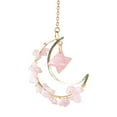 thumbnail image 1 of Suspension en Cristal Pierre de Cristal Améthyste Naturelle Pendentif de Voiture Pendentif Étoile Tissage de Couleur Cristaux d'Énergie pour Voiture, 1 of 2