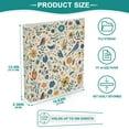 thumbnail image 3 of FORMRS 3 Ring Binder 1.5 inch with Pockets Clip Board 200 Sheets Capacity, Cute Animals, 3 of 8