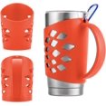 thumbnail image 1 of Poignée pour Gobelet de 20 oz, Poignée de Protection en Silicone Antidérapante avec Poignée pour Tasse de Voyage Yeti Rambler (20oz Rouge), 1 of 1