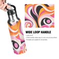 thumbnail image 4 of Yayeee 20oz Insulated Water Bottle Double Wall Stainless Steel with Flip Straw Lid, Swirling Circles, 4 of 7