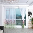 thumbnail image 3 of Ctnporpo Trees Sheer Curtain Tulle Window Treatment Voile Drape Valance Fabric Blackout Curtain Sheer Curtain, 3 of 9