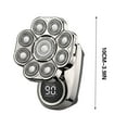 thumbnail image 3 of 9D Head Shaver for Bald Men, Wet Dry Electric Shaver for Men, 6-in-1 Multifunctional Grooming Kit with Double Ring Blades, Detachable Accessories, IPX6 Waterproof, Skin Friendly Protection System, 3 of 8