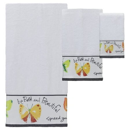 - Kathy Davis Flutterby Bath, Hand and Fingertip Towel