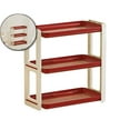 thumbnail image 1 of Dvruxg Three-Tier Plastic Desk Organizer, Spice Rack Dispenser, Bathroom Countertop Mail Holder for Kitchen Storage, 1 of 5