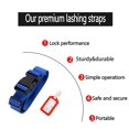 thumbnail image 6 of Premium Luggage Belt Straps with Name Tags,Adjustable Plastic Utility Buckle Packing Strap for Suitcases Travel Accessory 4Pcs, 6 of 8
