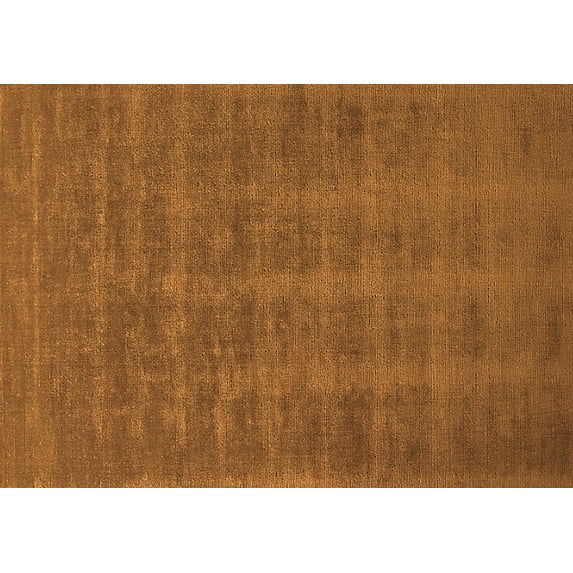 Ahgly Company Indoor Rectangle Solid Orange Modern Area Rugs, 6' x 9'