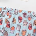 thumbnail image 3 of Women's Capri Pajama Set Short Sleeve Top Capri Pants Sleepwear Animal Printed, 3 of 3