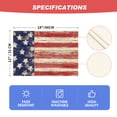 thumbnail image 7 of Sm:)e American Flag 4th of July Placemats Set of 4 12x18 Inches, Durable and Easy Cleaning Perfect for Independence Day Celebration and Family Gathering, 7 of 7