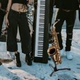 thumbnail image 4 of LITINKIMI Foldable Portable Black Saxophone Stand Bracket with Triangular Support for Home Use, 4 of 8