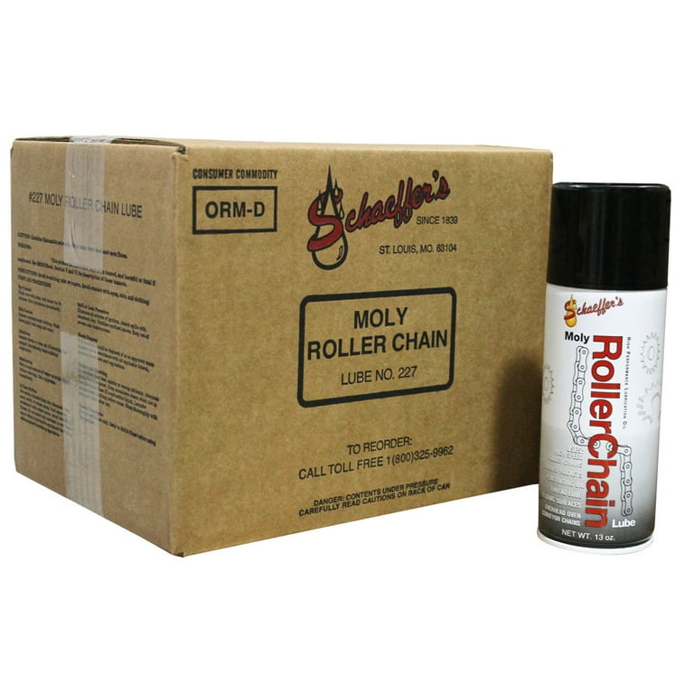 Schaeffer 227-011 Moly Roller Chain Lube (12-13oz Cans)