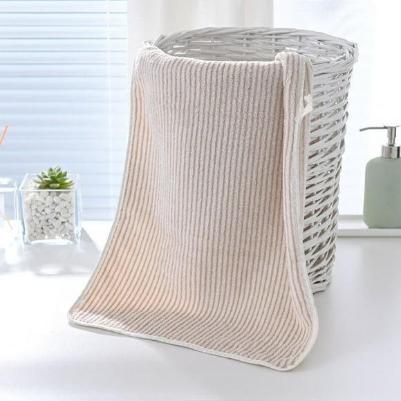 Toalla de terciopelo absorbente de aceite con bandas, toalla facial para piel grasa, toalla de baño de terciopelo absorbente de aceite, súper absorbente, toalla de baño grande, toalla de