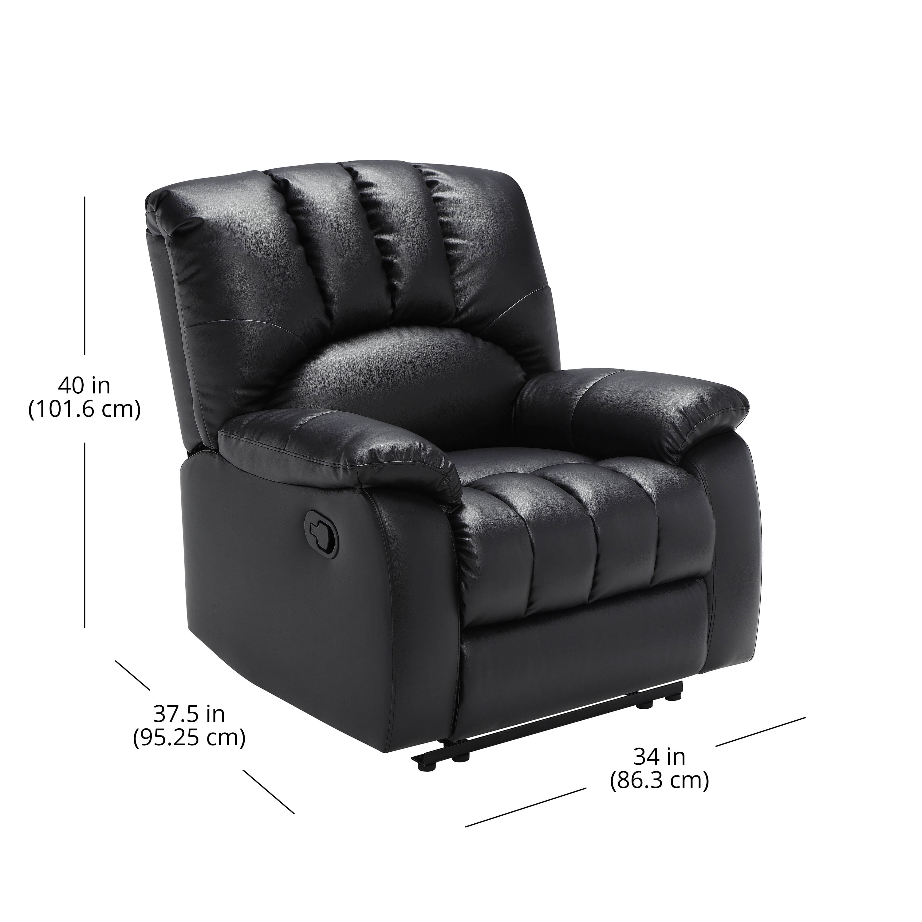 Mobilis plush small space manual recliner chair new arrivals