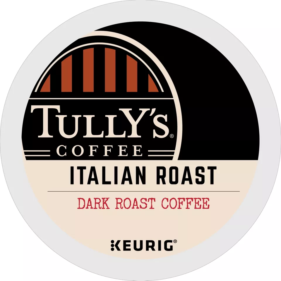 Tully's Coffee Italian Roast, 72 K-Cup Pod, Dark Roast