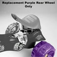 thumbnail image 3 of Replacement Part for Fisher-Price Tough Trike - Made for Dora The Explorer Tough Trike K6672 - Fits Many Tough Trike Models, See List Below - Purple Rear Wheel, 3 of 7