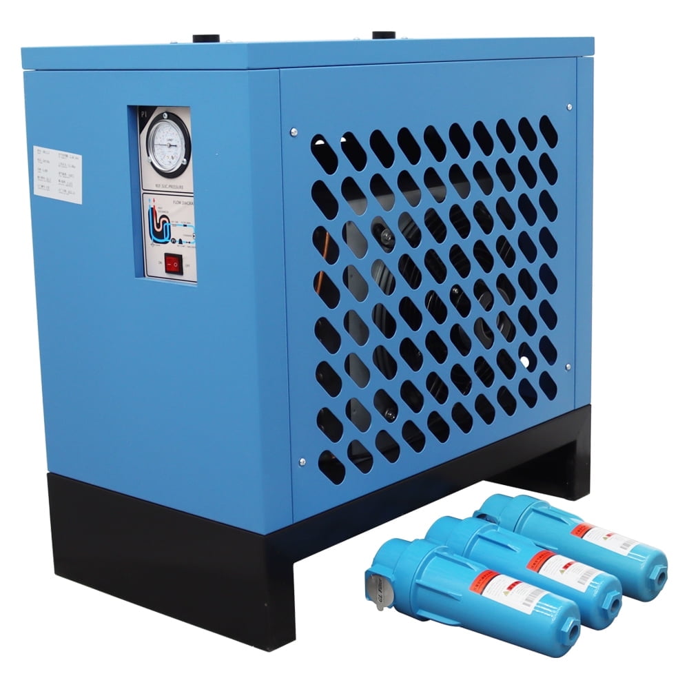 Refrigerated Freeze Dryer with 15HP Air Compressor 220V 70 CFM 2.5m³/MIN