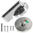 thumbnail image 4 of ULTNICE Occupied Sign Bathroom Door Lock Privacy Indicator Lock Metal Green 1Pack, 4 of 8