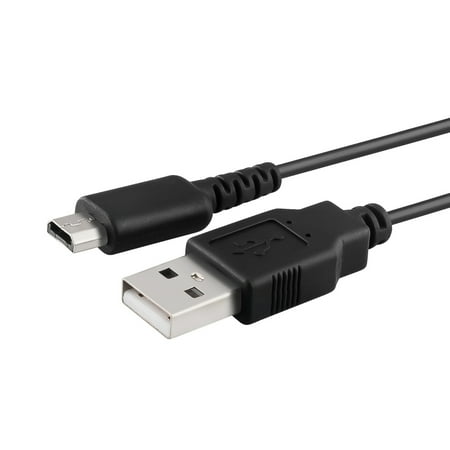 Insten USB Charging Cable For Nintendo DS Lite NDS Lite, Black