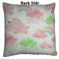 thumbnail image 2 of EREHome unicorns rainbows clouds Pillow Case Home Decor Cushion Cover 18x18 Inch, 2 of 2
