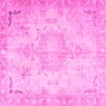 thumbnail image 1 of Ahgly Company Indoor Square Persian Pink Traditional Area Rugs, 6' Square, 1 of 4