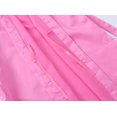 thumbnail image 6 of ATOGUTA Baby Kids Girls Silk Kimono Robe Bath Robes Girl Satin Robe Nightgown for Wedding Birthday Spa Party Hot Pink, Size 2T-11, 6 of 8