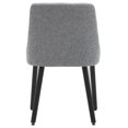 thumbnail image 6 of MINCETA Dining Chair,Morden Wood Leg Upholstered Kitchen Chair Set of 2,Performance Fabric in Grey, 6 of 10