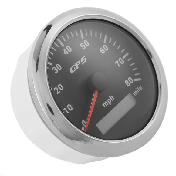 Jauge de Kilométrage, Compteur de Vitesse GPS Verre Incurvé IP67 Étanche Universel Anti-Buée pour Générateurs pour Modification de Voiture