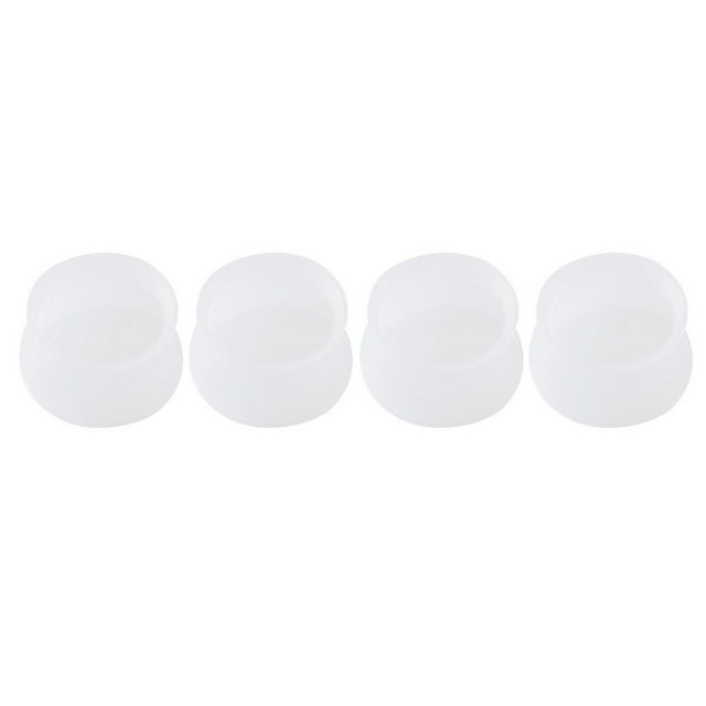 Eigraketly 4 piezas de cubiertas para pies de mesa, tapas para patas de sillas, gabinete de azulejos de madera, almohadillas protectoras para muebles, Herramientas y ferretería Transparente Eigraketly TO008674-02B