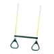 thumbnail image 4 of Barra de columpio trapecio para niños, reemplazo de entrenamiento, entrenamiento físico, juego de columpio para patio de juegos interior y exterior, 4 of 8