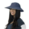 thumbnail image 2 of Sun Protection Zone Unisex Lightweight Adjustable Outdoor Booney Hat (100 SPF, UPF 50+) - NAVY, 2 of 2